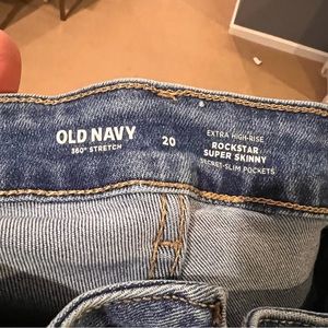 Extra High Rise rockstar skinny jeans